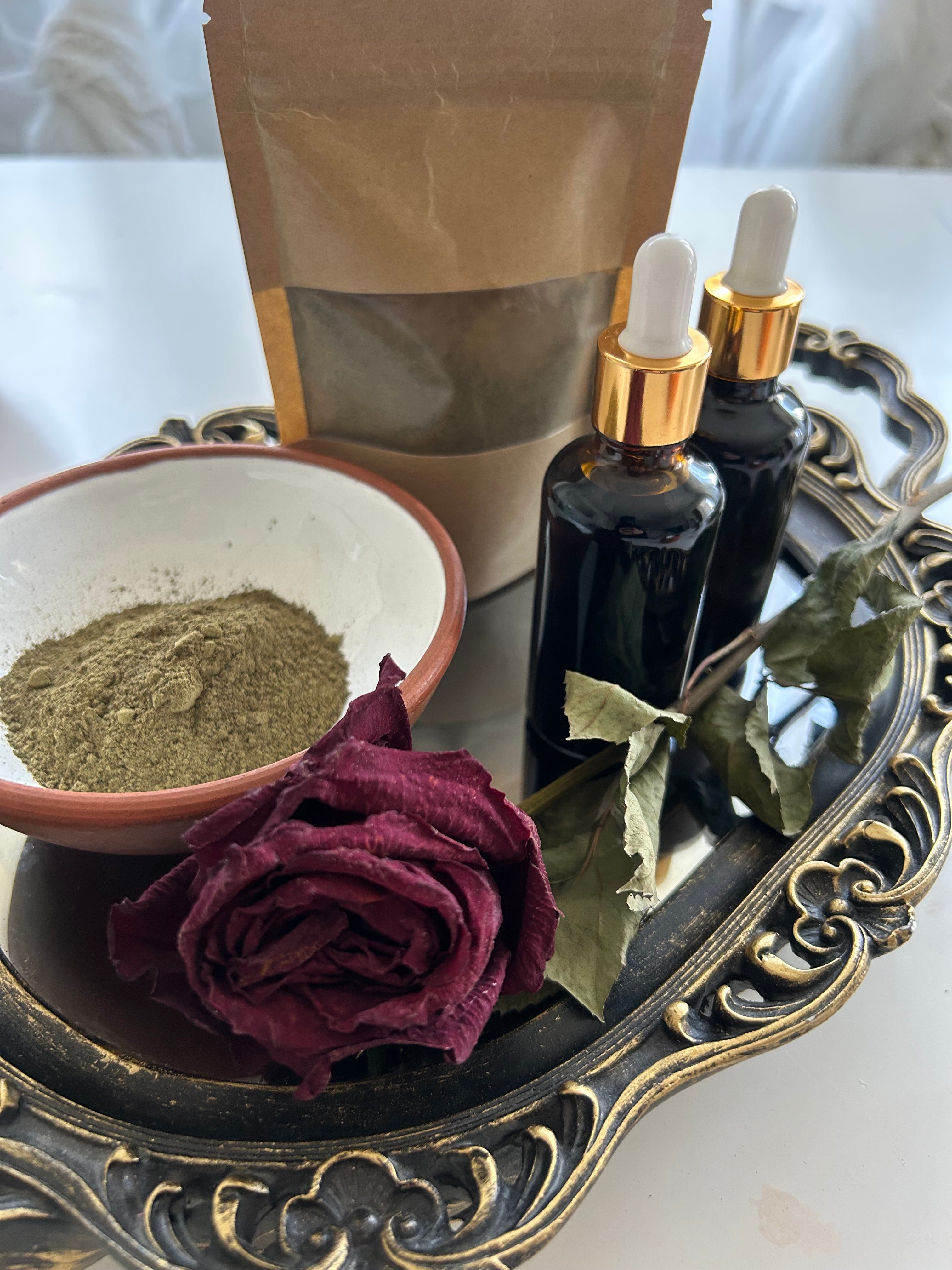 Premium Henna Hair Care Set