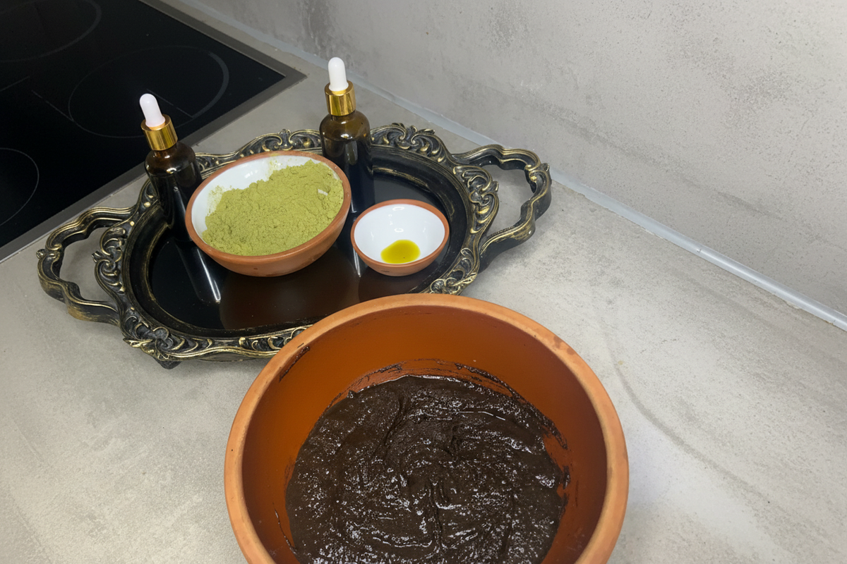 Premium Henna Hair Care Set